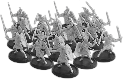 Warriors of Dyngonwy, Rhyfelwr Unit (20x warriors)