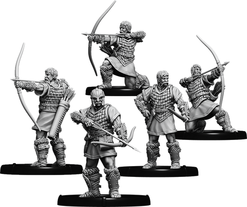 Archers of Dyngonwy, Saethwr Unit (5x warriors w cmd)