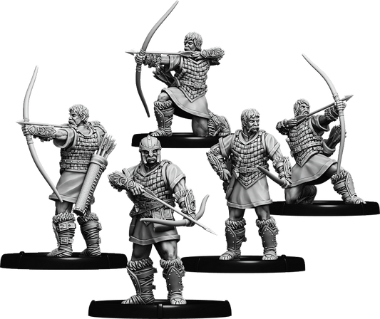 Archers of Dyngonwy, Saethwr Unit (5x warriors w cmd)