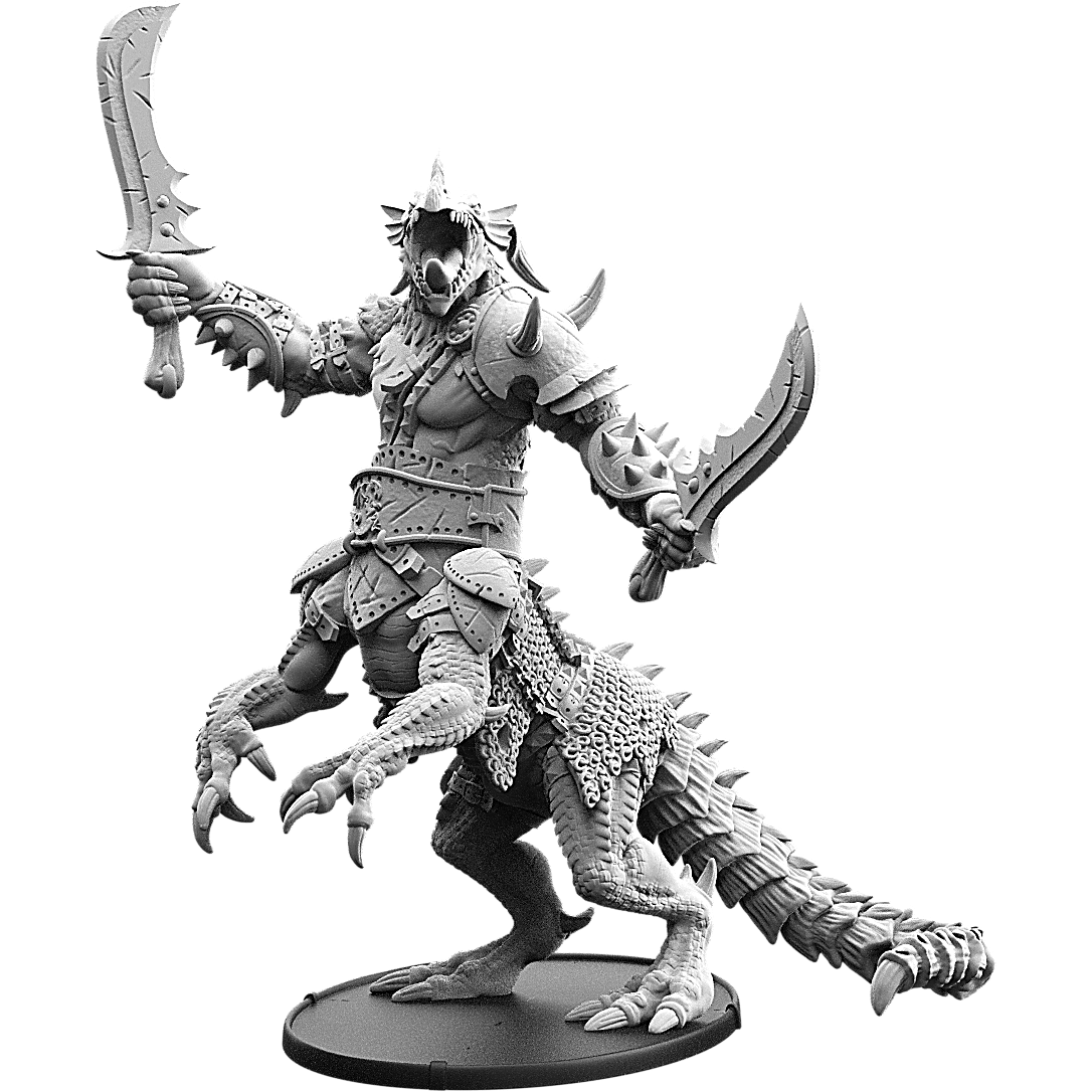 Rach, Two Cleaver Cawrdraig Warrior