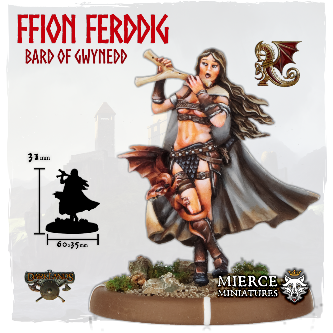Ffion Ferddig, Bard of Gwynedd on Foot