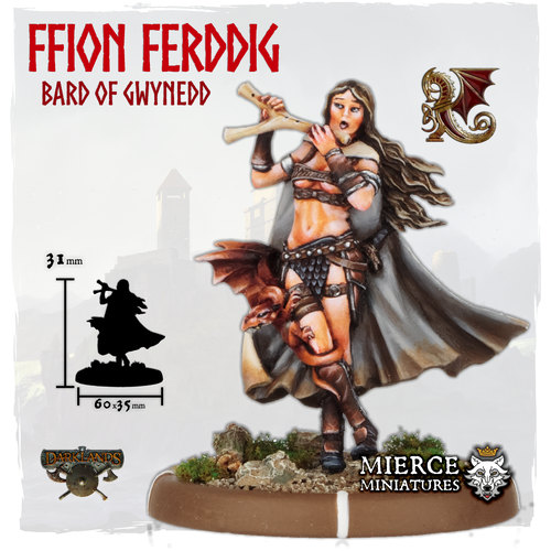 Ffion Ferddig, Bard of Gwynedd on Foot