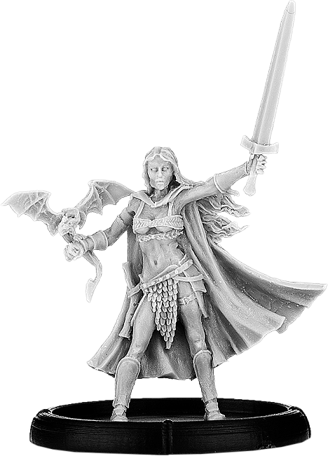 Warrior Ffion, Bard of Gwynedd on Foot