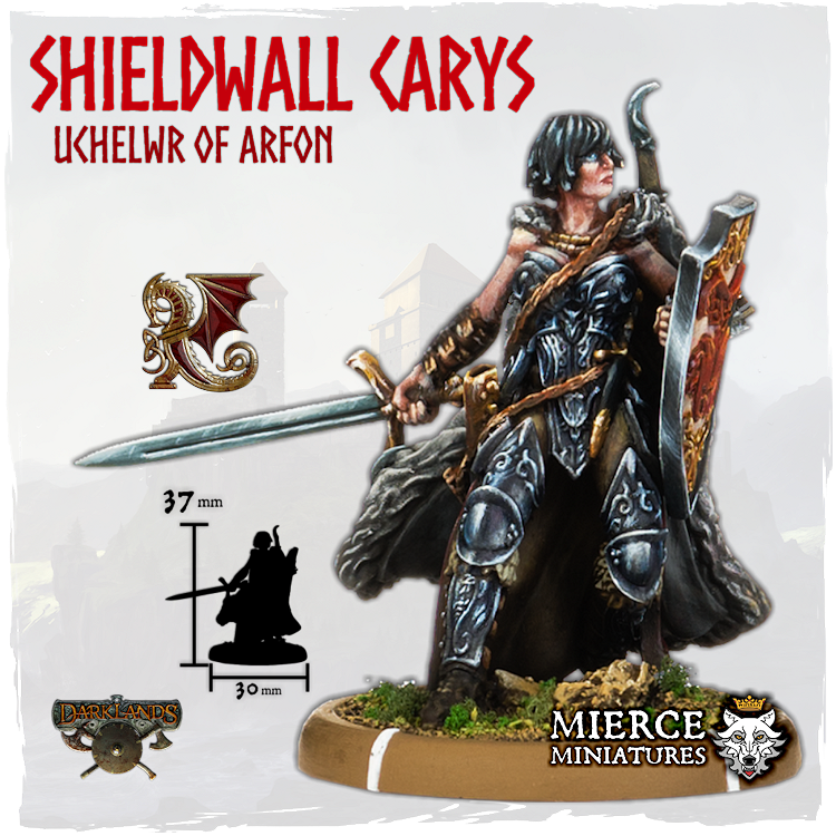 Shieldwall Carys, Uchelwr of Arfon on Foot