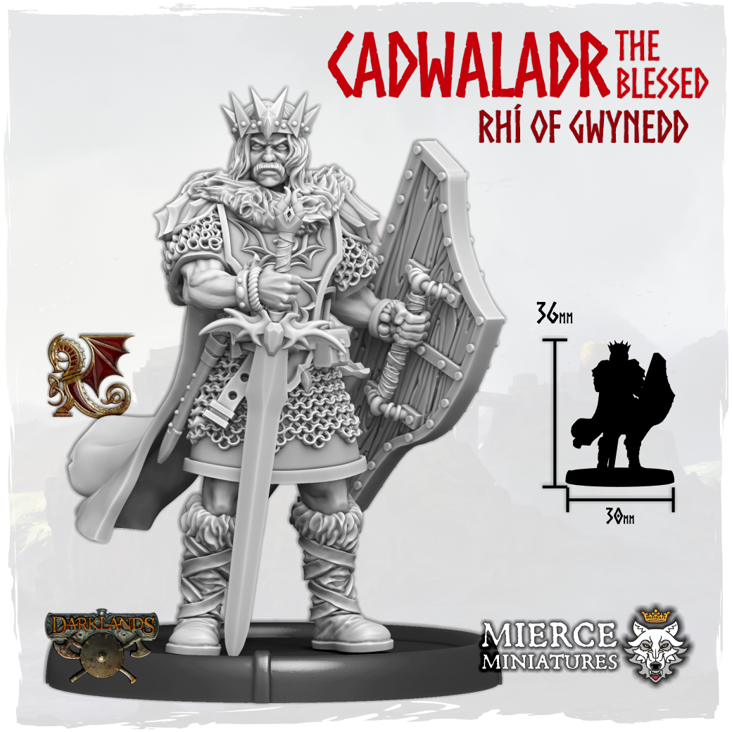 Cadwaladr the Blessed, Rhi of Gwynedd on Foot