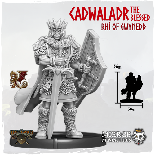 Cadwaladr the Blessed, Rhi of Gwynedd on Foot