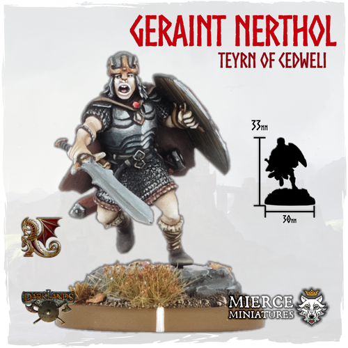 Geraint Nerthol, Teyrn of Cedweli on Foot