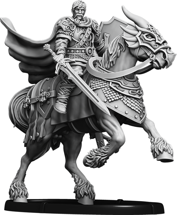 Shieldwall Urien, Teyrn of Môn on Horse