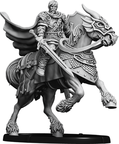 Shieldwall Urien, Teyrn of Môn on Horse