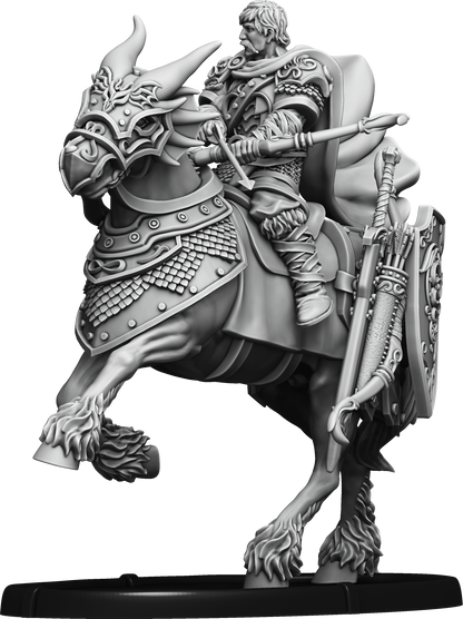 Saethwr Urien, Teyrn of Môn on Horse