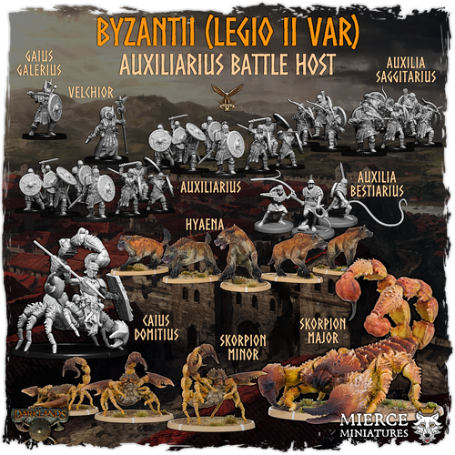 Byzantii (Legio II Var) Auxiliarius Battle Host