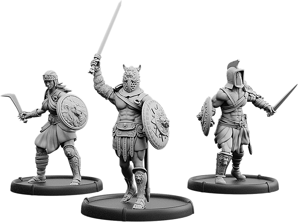 Lud I Crixus, Gladiator Ludus