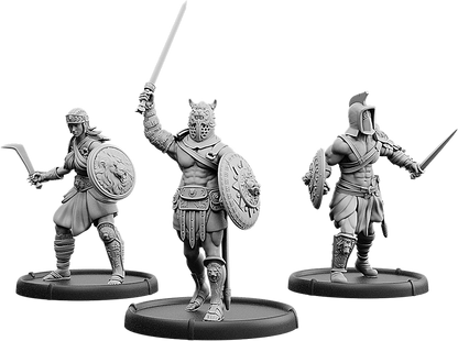 Lud I Crixus, Gladiator Ludus