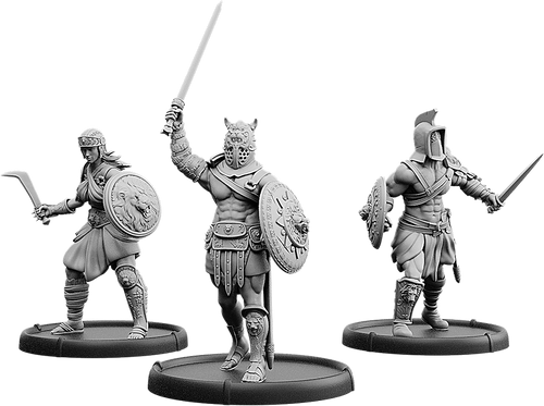 Lud I Crixus, Gladiator Ludus