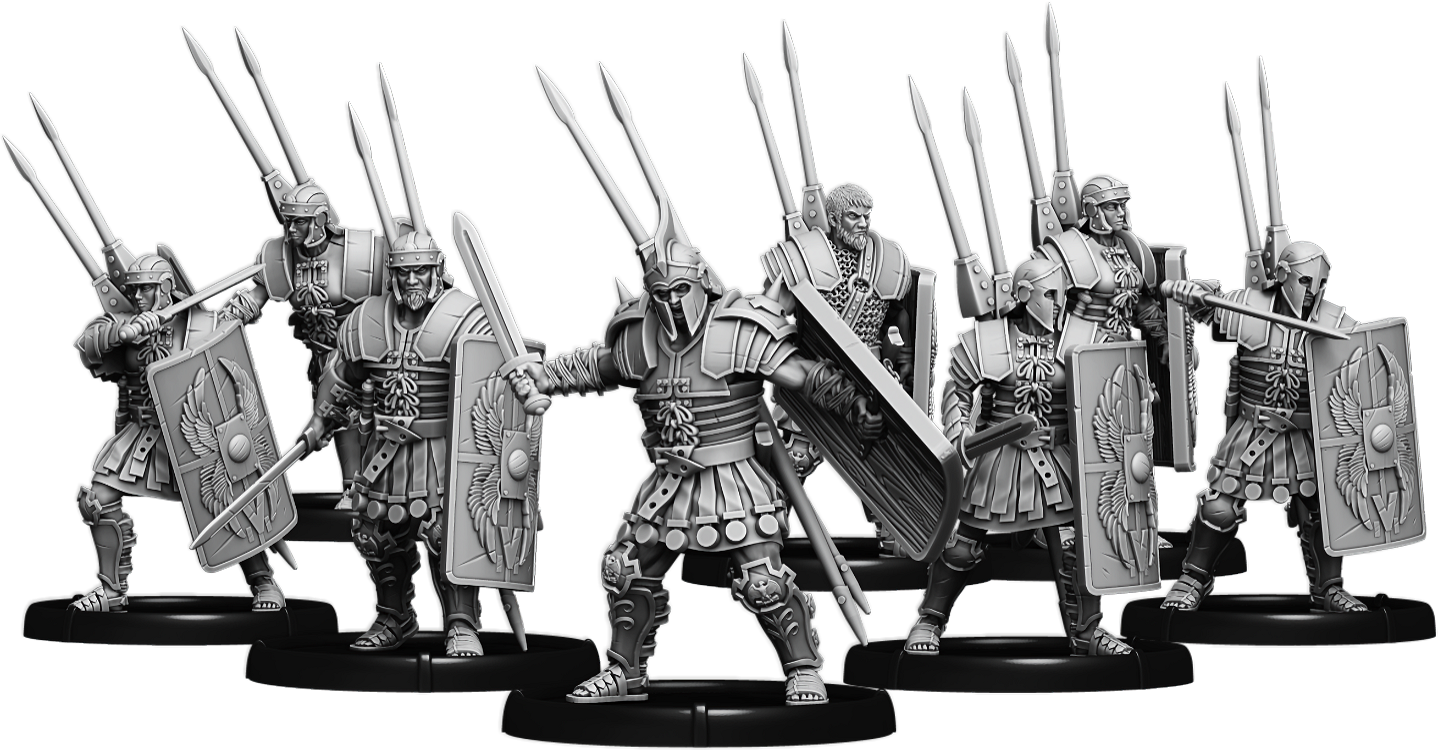 Con I Modius, Legionarius Contubernium (8x warriors w cmd)