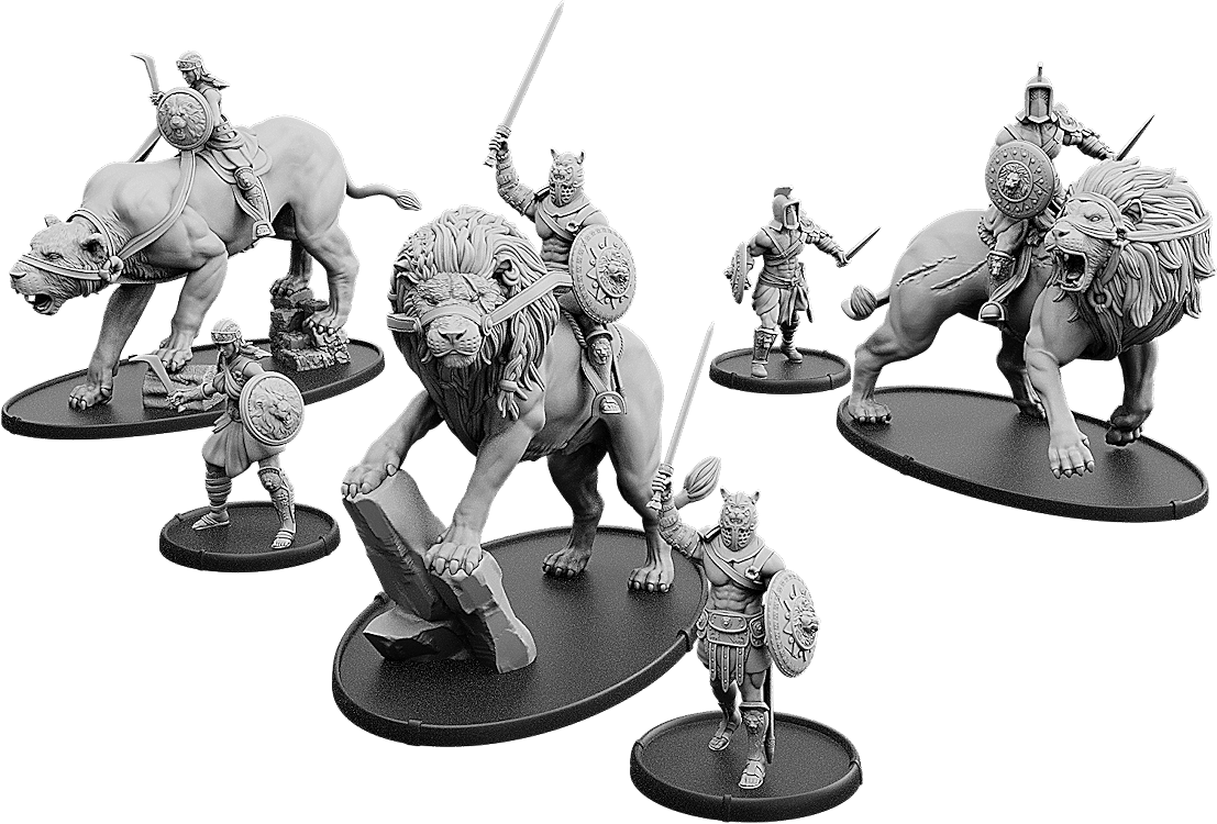 Lud I Crixus, Gladiator Leonatus Ludus