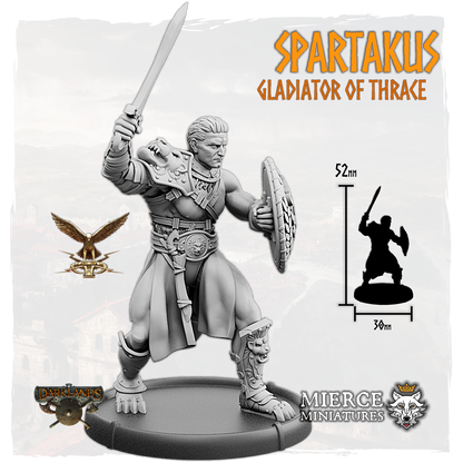 Spartakus, Gladiator of Thrace on Foot