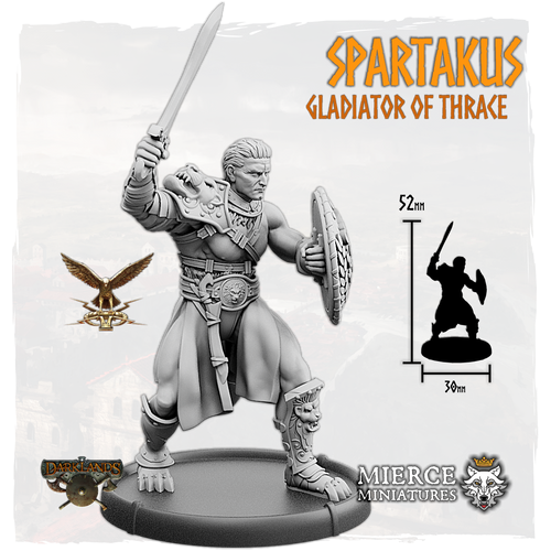 Spartakus, Gladiator of Thrace on Foot