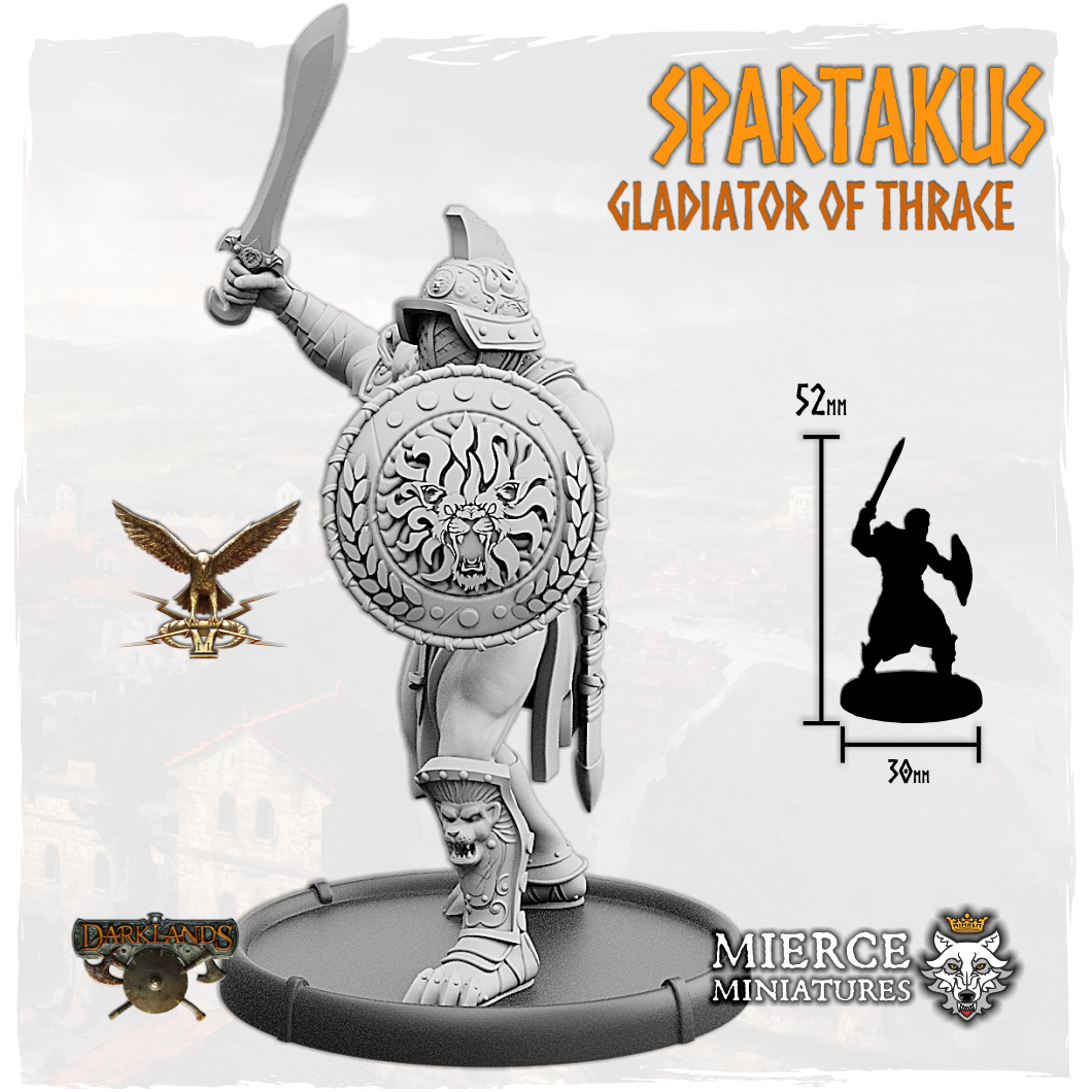 Spartakus, Gladiator of Thrace on Foot
