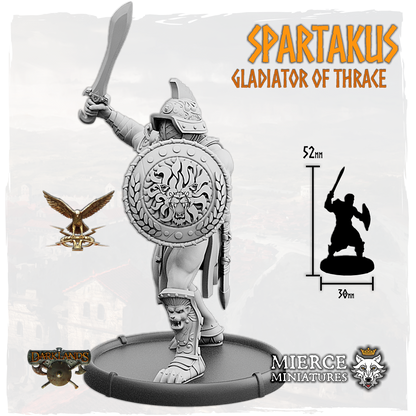 Spartakus, Gladiator of Thrace on Foot