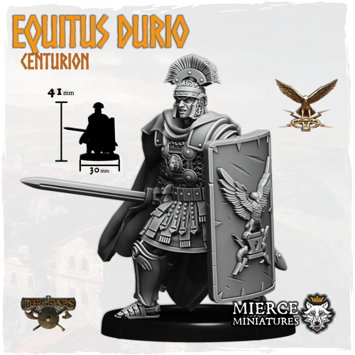 Equitus Durio, Centurion on Foot