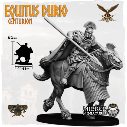 Equitus Durio, Centurion on Horse
