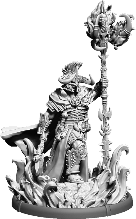 Fiery Malus of Antioch, Magus Infernum Primus on Foot