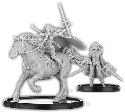 Sáthach, Ríonfénnid on Foot and on Horse