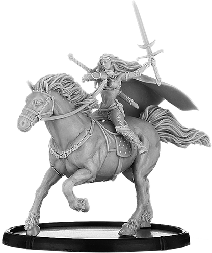 Sáthach, Ríonfénnid on Horse