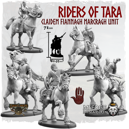 Riders of Tara, Claidem Fiannagh Marcragh Unit (5x warriors w cmd)