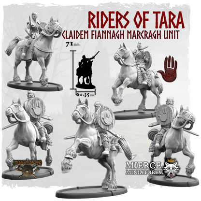 Riders of Tara, Claidem Fiannagh Marcragh Unit (5x warriors)