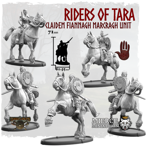 Riders of Tara, Claidem Fiannagh Marcragh Unit (5x warriors)