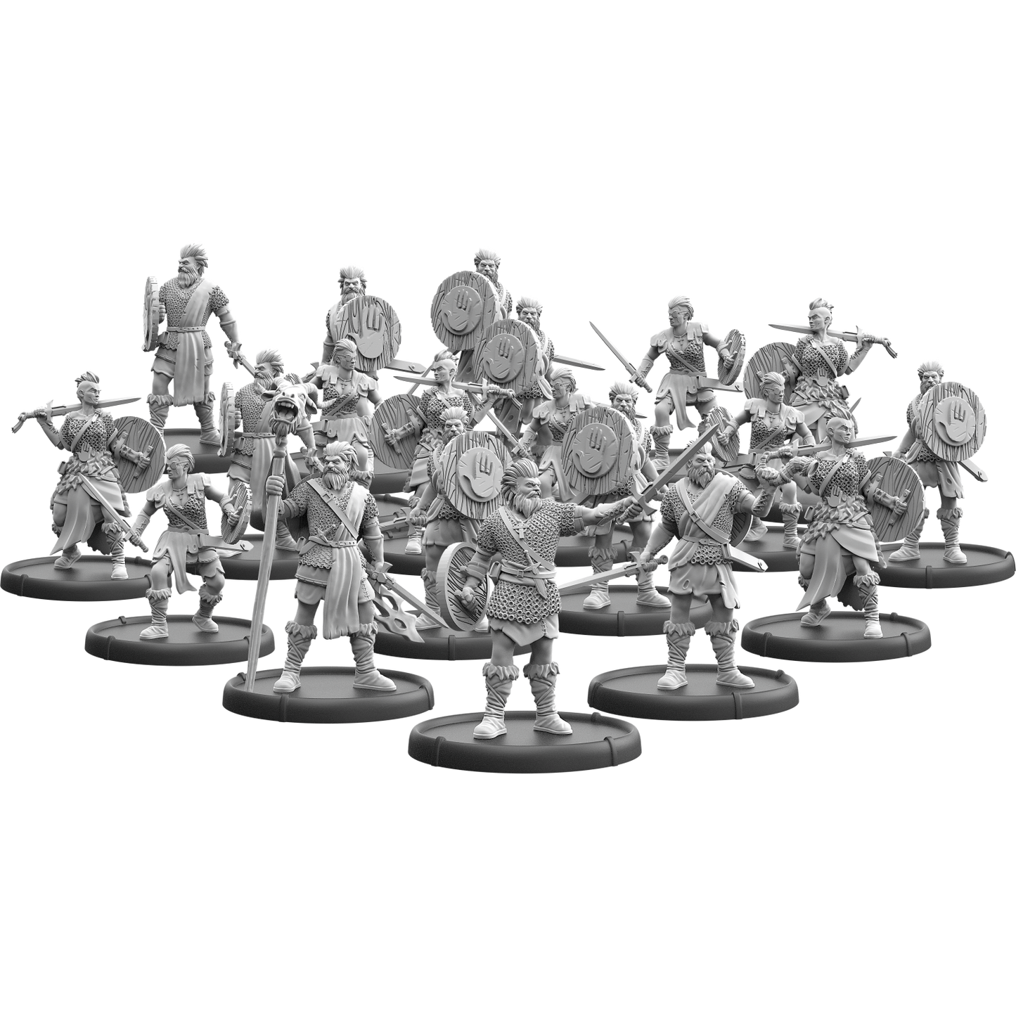 Warriors of Tara, Claidem Fiannagh Unit (20x warriors w cmd)