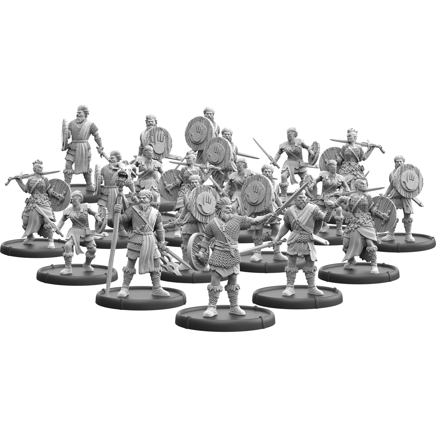 Warriors of Tara, Claidem Fiannagh Unit (20x warriors w cmd)