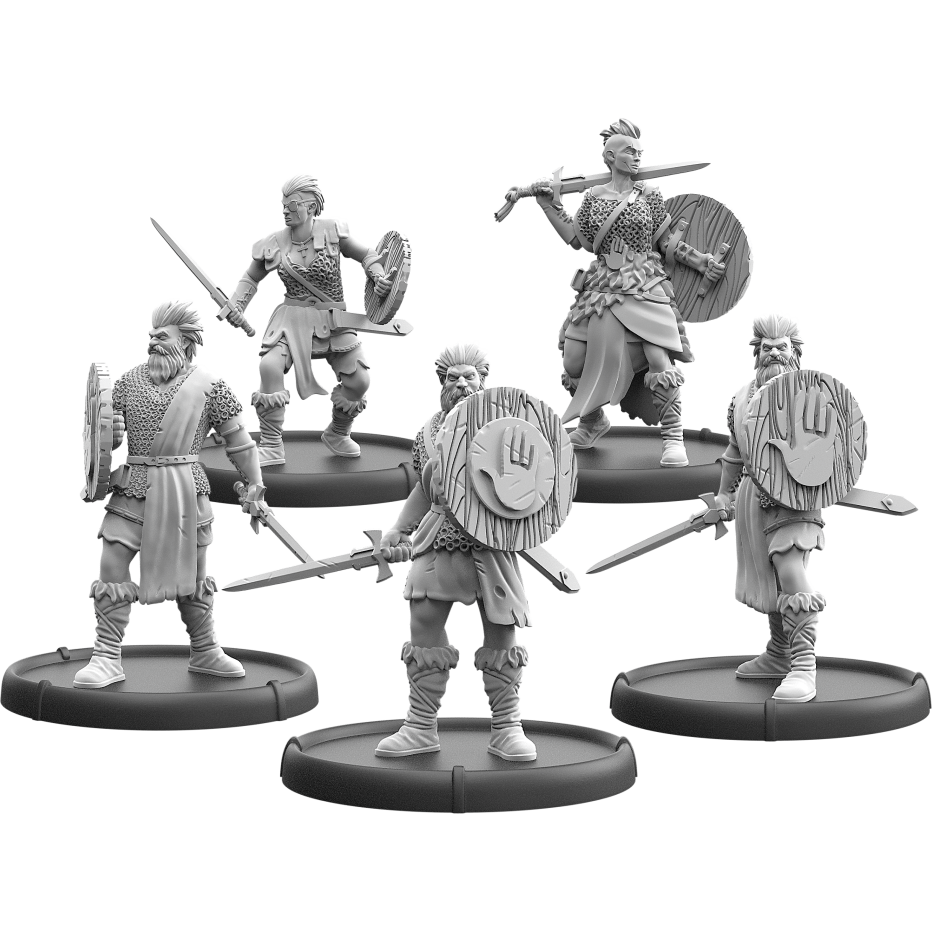 Warriors of Tara, Claidem Fiannagh Unit (5x warriors)
