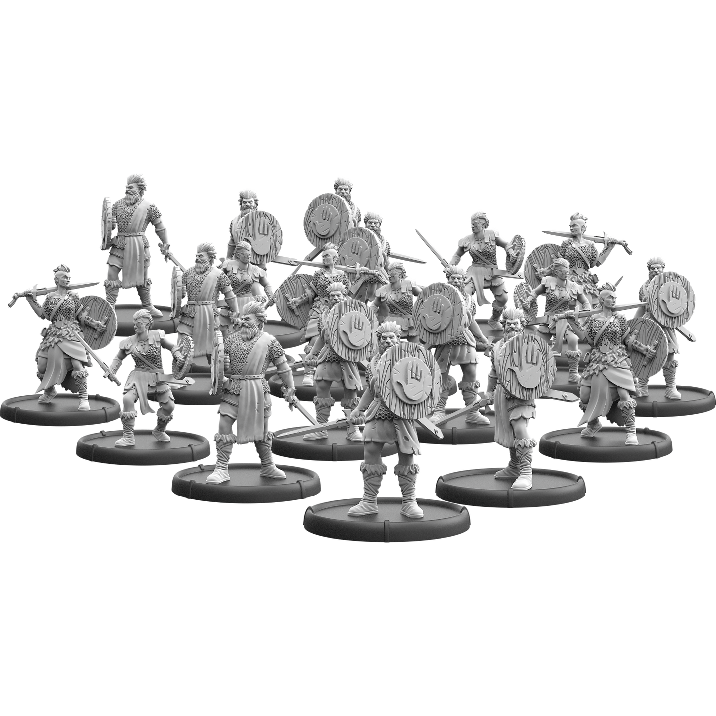 Warriors of Tara, Claidem Fiannagh Unit (20x warriors)