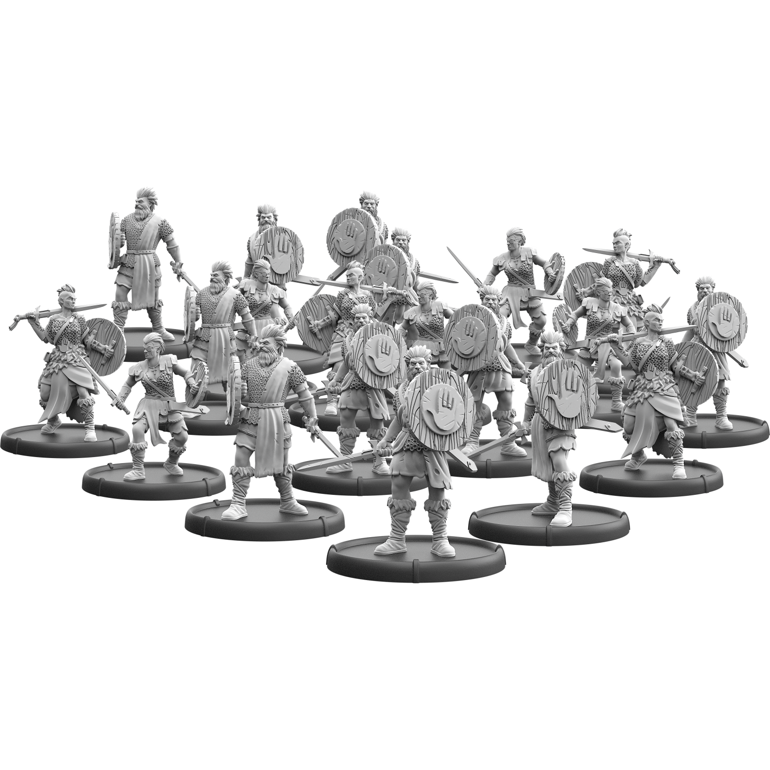 Warriors of Tara, Claidem Fiannagh Unit (20x warriors)