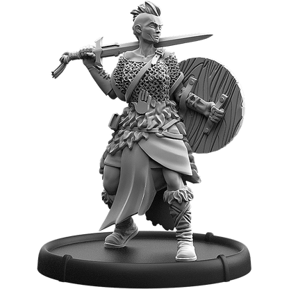 Flann, Claidem Fiannagh Warrior