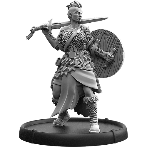Flann, Claidem Fiannagh Warrior