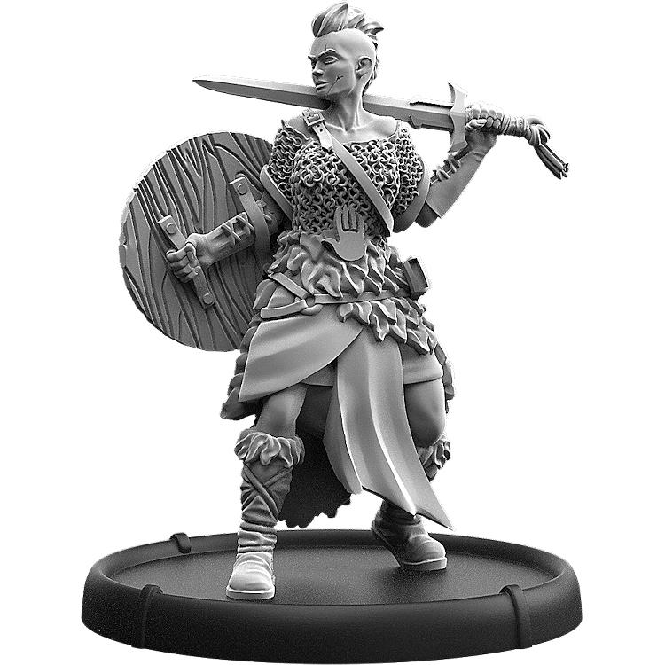 Flannar, Claidem Fiannagh Warrior