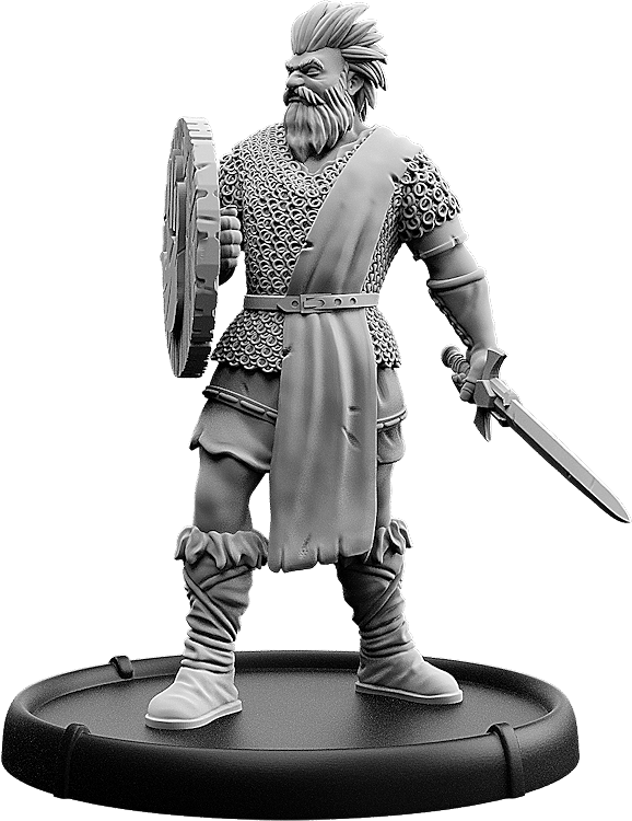 Corin, Claidem Fiannagh Warrior