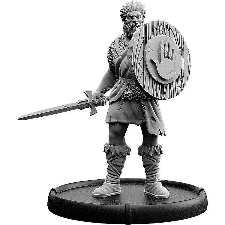 Conall, Claidem Fiannagh Warrior