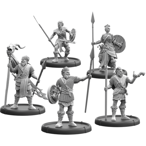 Warriors of Tara, Slea Fiannagh Unit (5x warriors w cmd)