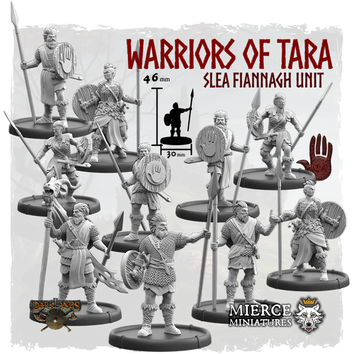 Warriors of Tara, Slea Fiannagh Unit (10x warriors w cmd)