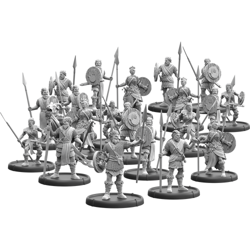 Warriors of Tara, Slea Fiannagh Unit (20x warriors w cmd)
