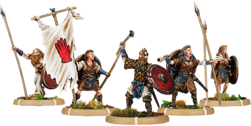 Men of Dún Geanainn, Sleanagh Unit (5x warriors w cmd)