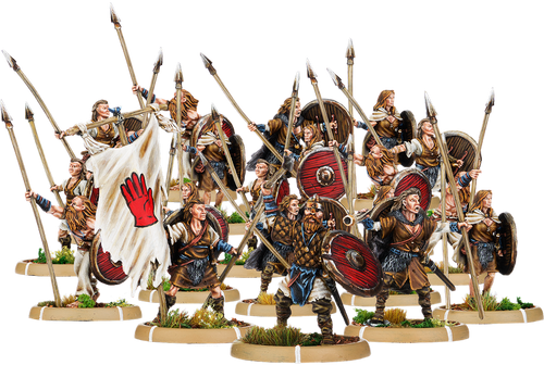 Men of Dún Geanainn, Sleanagh Unit (20x warriors w cmd)