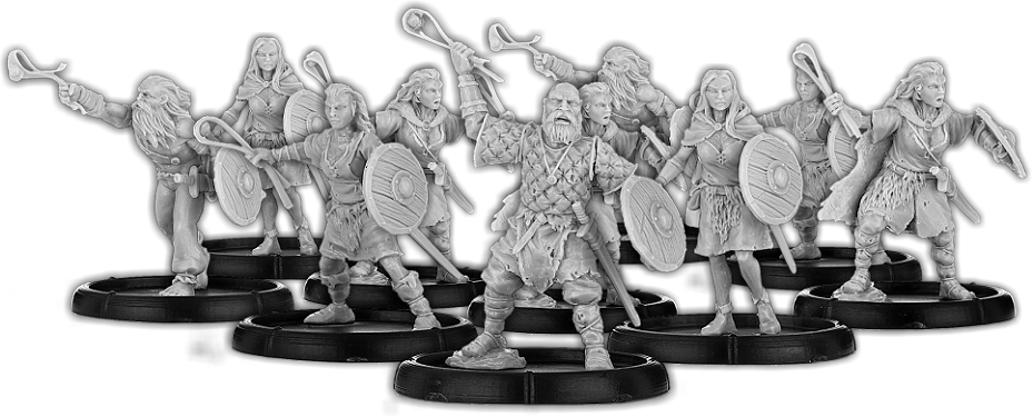 Men of Ármhach, Maiobhanagh Unit (20x warriors w cmd)