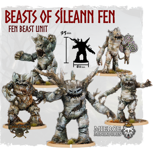 Beasts of Síleann Fen, Fen Beast Unit (5x warriors w cmd)