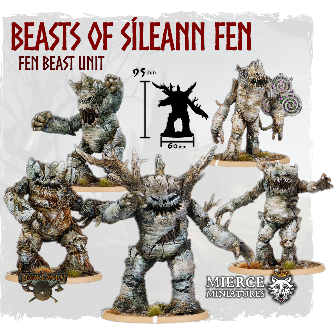 Beasts of Síleann Fen, Fen Beast Unit (5x warriors w cmd)